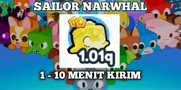 Gambar Product Golden Sailor Narwhal | Pet Simulator X