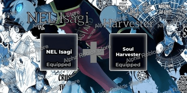 Gambar Product NEL Isagi Style + Soul Harvester Flow - Akun Blue Lock Rivals