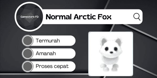 Gambar Product Arctic Fox Normal - Adopt Me Pet (Gamestore FD)