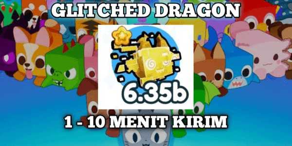 Gambar Product Golden Glitched Dragon | Pet Simulator X