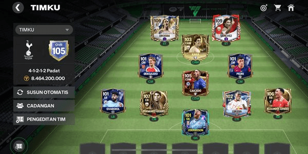 Gambar Product AKUN FC MOBILE OVR 105 Gems 17k
