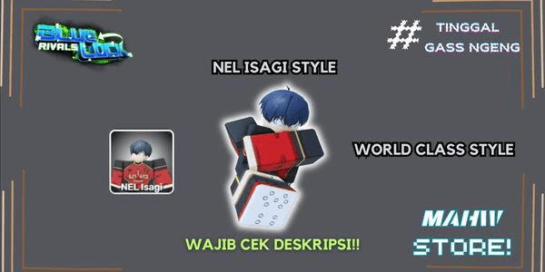 Gambar Product Akun NEL Isagi Style (Blue Lock Rivals)