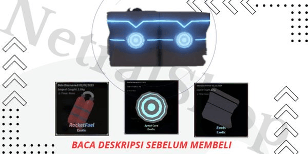 Gambar Product Bundle/Paket Ingridients Glimmersuit Boots | Speed Boots | Fish RBL