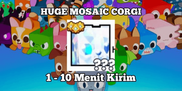 Gambar Product Huge Mosaic Corgi