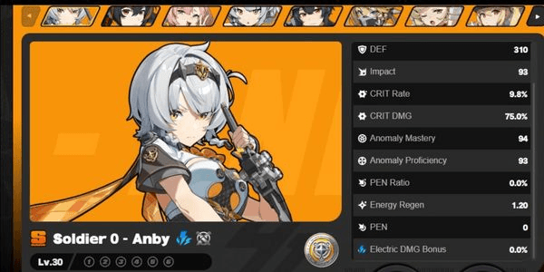 Gambar Product Anby Soldier 0 + Sign + Zhuyuan + Grace IK 25 MC BELLE SERVER ASIA