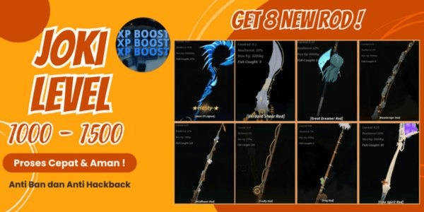 Gambar Product Joki Level 1000 - 1500 | CHECK DESCRIPTION