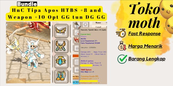 Gambar Product HnC Tipa Apos HTBS +8 and Weapon +10 Opt GG tun DG GG