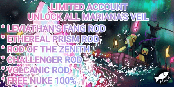 Gambar Product `MAX ACCOUNT LEVEL 1000+ ~ 100% FREE NUCLEAR ~ UNLOCK ALL MARIANA VEIL ~