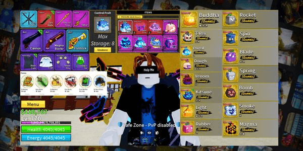 Gambar Product Blox Fruit Account 15 Permanent & All Gamepass Unlocked