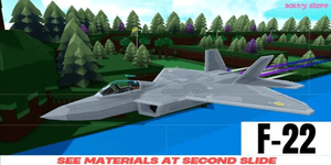 เครื่องบิน F-22 พร้อมสร้าง | Build A Boat For Treasure RBL