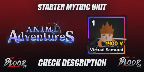 Gambar Product Akun Starter Mythic Unit (Virtual Samurai) - Anime Adventures