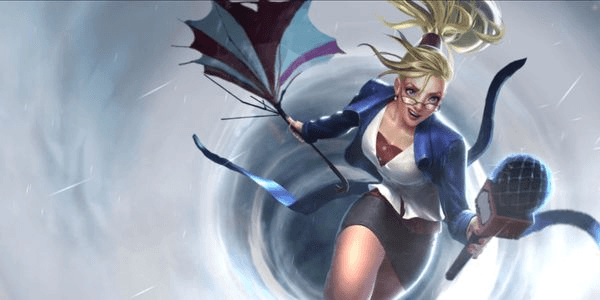 Gambar Product Forecast Janna, Mythmaker Seraphine, Pool Party Lulu, Firecracker Teemo, Dragonslayer Braum, Renektoy. Lv 15