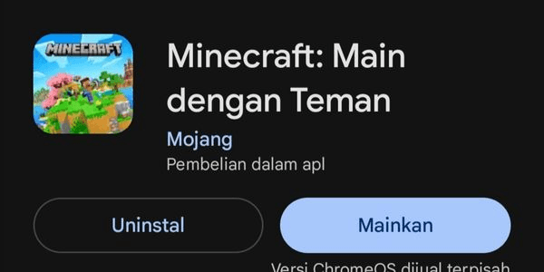 Gambar Product Akun Minecraft Pocket Edition