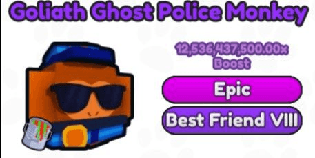 Gambar Product All World Goliath Ghost Police Monkey 12.5B+ BestFriend 8