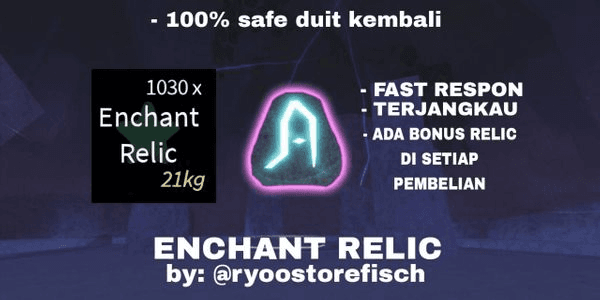 Gambar Product ENCHANT RELIC | FISCH + EXTRA BONUS
