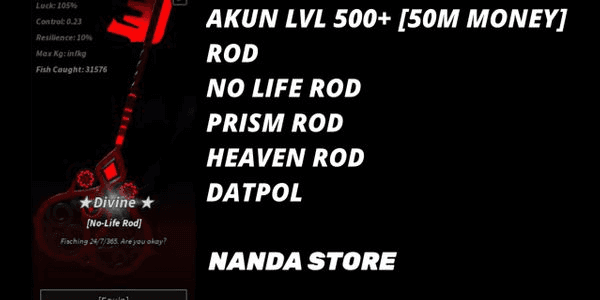 Gambar Product AKUN LVL 500+ [50M MONEY]