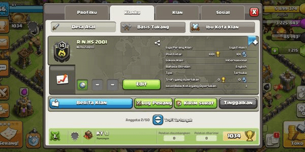 Gambar Product 	Clan Level 14