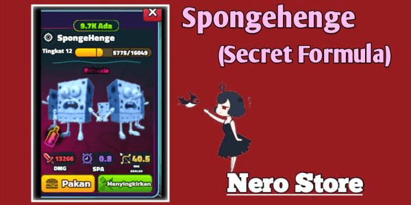 Gambar Product Spongehenge (Secret Formula)