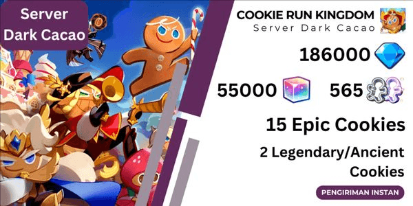 Gambar Product Akun Gacha Crystal CRK First Edition Cookie Run Kingdom