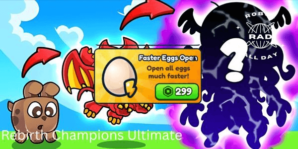 Gambar Product Faster Eggs Open - Rebirth Champions Ultimate
