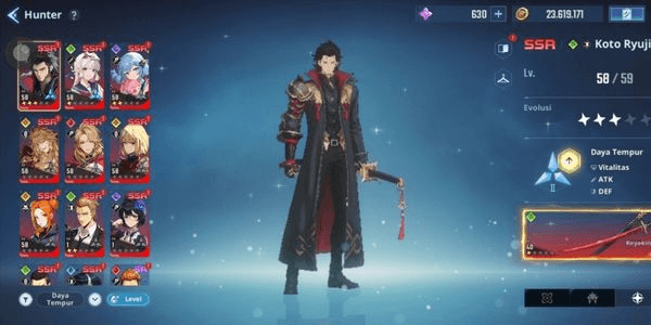 Gambar Product Akun Solo Leveling, Goto Ryuji A3