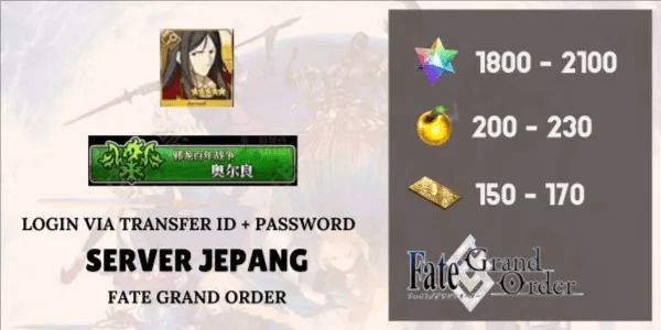 Akun Reroll Fate Grand Order/FGO [JP] - 36
