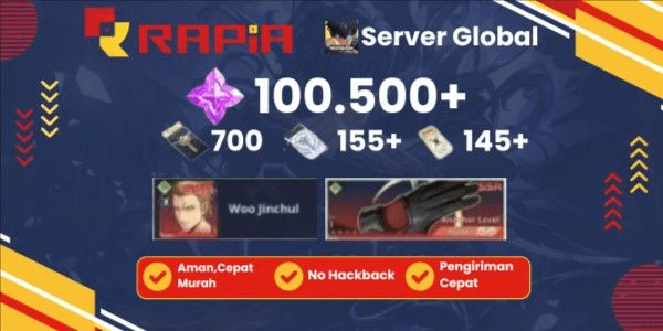 Gambar Product Akun Essence Jade Timbunan Siap Gacha Solo Leveling:Arise - Paket B