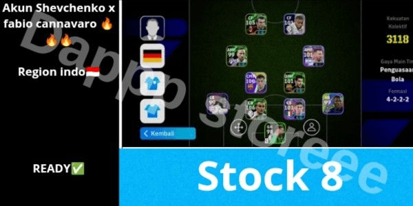 Gambar Product Akun Shevchenko x Fabio Cannavaro ready to use (full specs read description)
