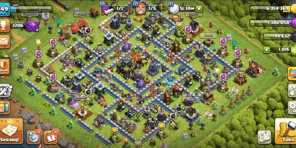 Gambar Product Town Hall 17 Sangat GG Full Garansi