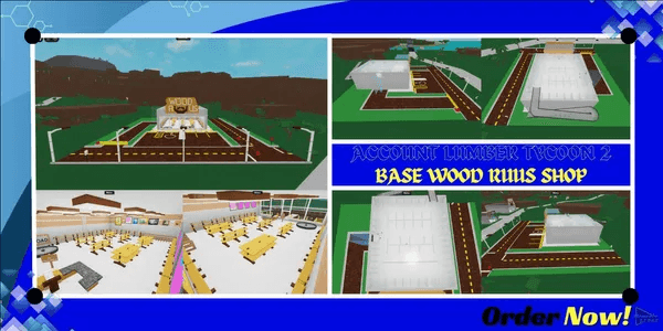 Akun Lumber Tycoon 2 GG BASE SHOP WOOD RUUS