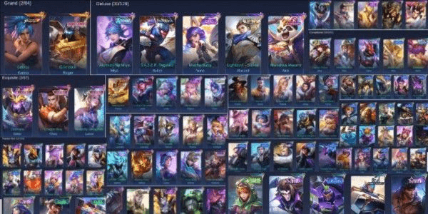 Gambar Product FAMOUS COLLECTOR ACCOUNT, All heroes maxed, emblems maxed.
