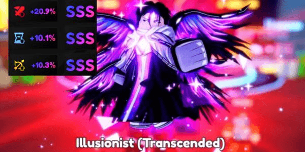 Gambar Product Illusionist (Transcended) / Aizen Evo | Stats (SSS / SSS / SSS) - Anime Adventure RBL