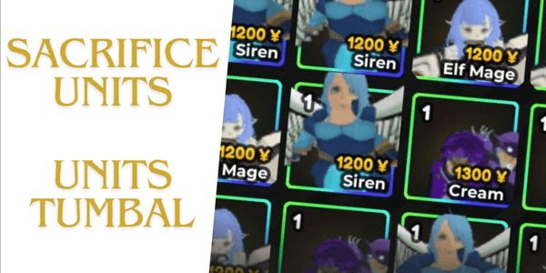 Gambar Product SACRIFICE / TUMBAL UNITS