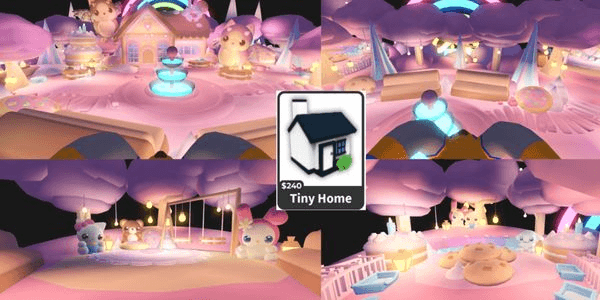 Gambar Product Blossom Bat Dragon Glitch Tiny House Adopt Me House
