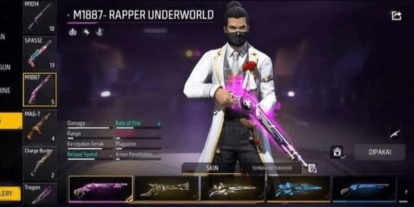 Gambar Product AKUN FREE FIRE SG 5 FLAVORS