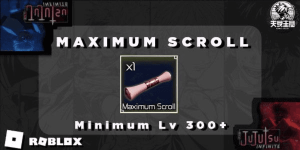 Gambar Product Maximum Scroll | Jujutsu Infinite