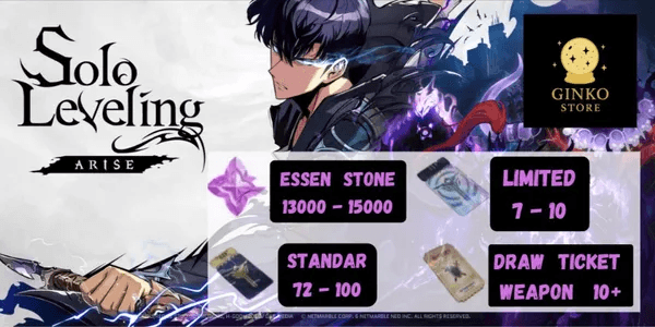 ACC Rerol|| Solo Leveling Arise Essen Stone 13400-15000