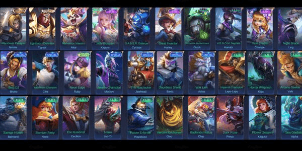 Gambar Product [AS8] - Akun ML Box Skin Fanny dan Claude Valentine (Bebas Pilih Salah Satu)