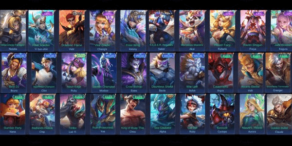 Gambar Product [AS7] - Akun ML Recall Tastas, Box Skin Fanny dan Claude Valentine (Bebas Pilih Salah Satu)