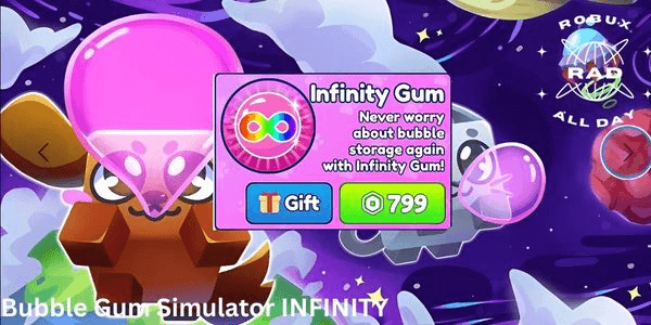 Gambar Product Infinity Gum - Bubble Gum Simulator Infinity