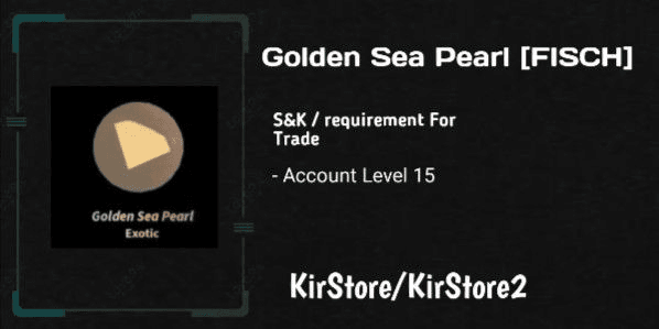 Gambar Product "Golden Sea Pearl - Fisch RBL" (No changes needed as it is already in .)