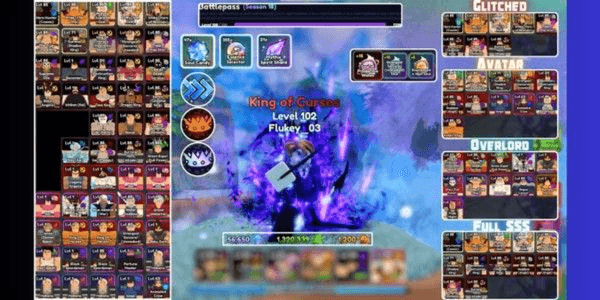 Gambar Product Anime Last Stand - 4 Godly Glitched + 3 Godly Avatar | 8 Glitched + 10 Avatar + 11 Overlord + 12 Full SSS Units