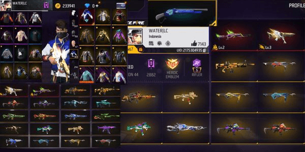 Gambar Product AKUN FREE FIRE VAULT 403 SENJATA 425 GG MURAH OP [280] | FREE FIRE ACCOUNT VAULT 403 WEAPONS 425 GG CHEAP OP [280]