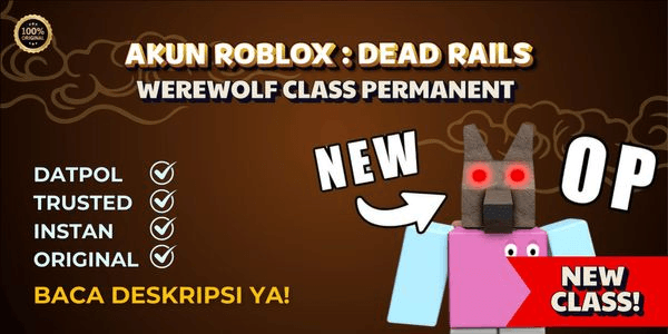 Gambar Product Akun RBL DeadRails ( Werewolf Class Permanent + 85 Bonds )