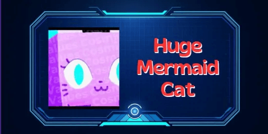 Huge Mermaid Cat