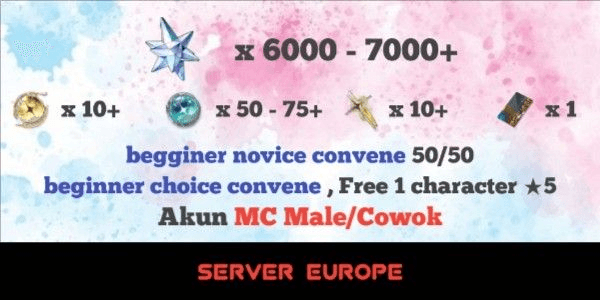 Gambar Product GACHA Starter READY Reroll Accounts [Europe] - 1
