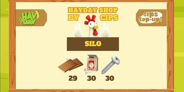 Gambar Product Perluasan Silo Hay Day
