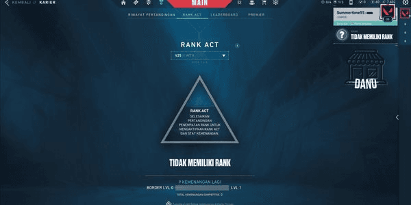 Gambar Product Valorant Akun Smurf Lv 20+ Unranked