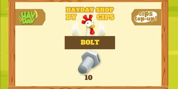 10 Bolts (barn expansion item)