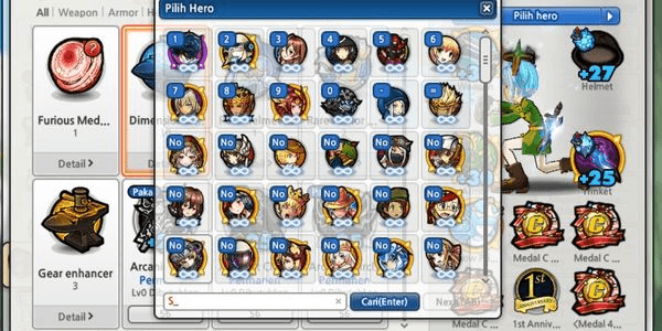 Gambar Product Lots of Cheap Lost Saga Orign Herper Accounts